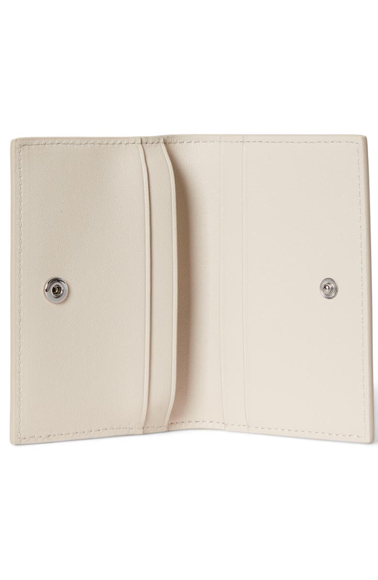 Polo Ralph Lauren Spring Bear Leather Card Wallet, Alternate, color, Cream