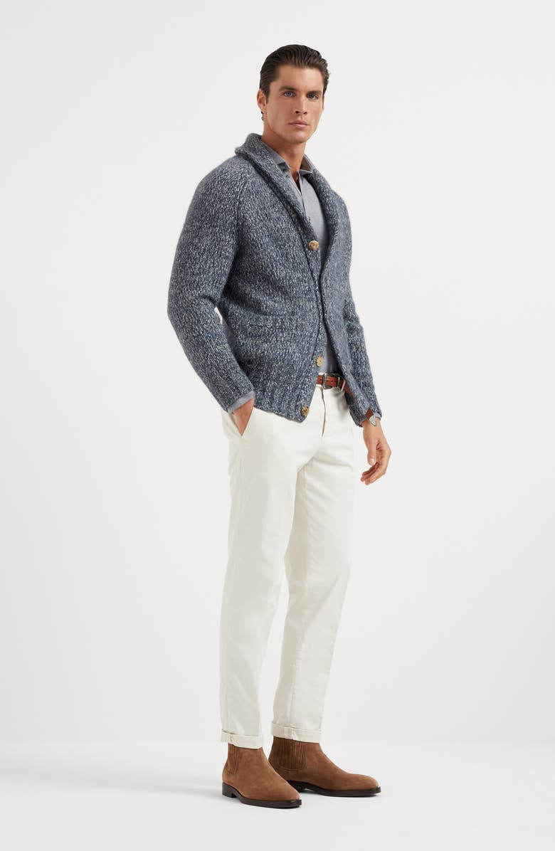 Brunello Cucinelli Gabardine garment dyed trousers, Alternate, color, 