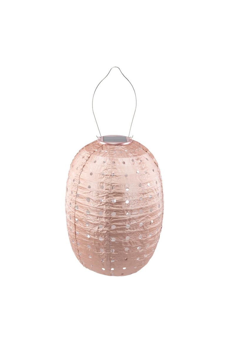 Soji Stella - Barrel Swiss Dot - Solar Lantern, Alternate, color, Rose