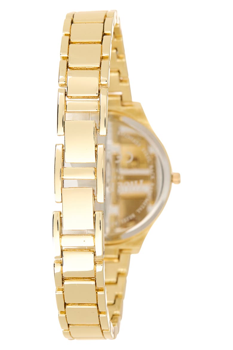 Arched Logo Bracelet Watch, 33.9mm & Assorted Bracelets Set, Alternate, color, GOLD