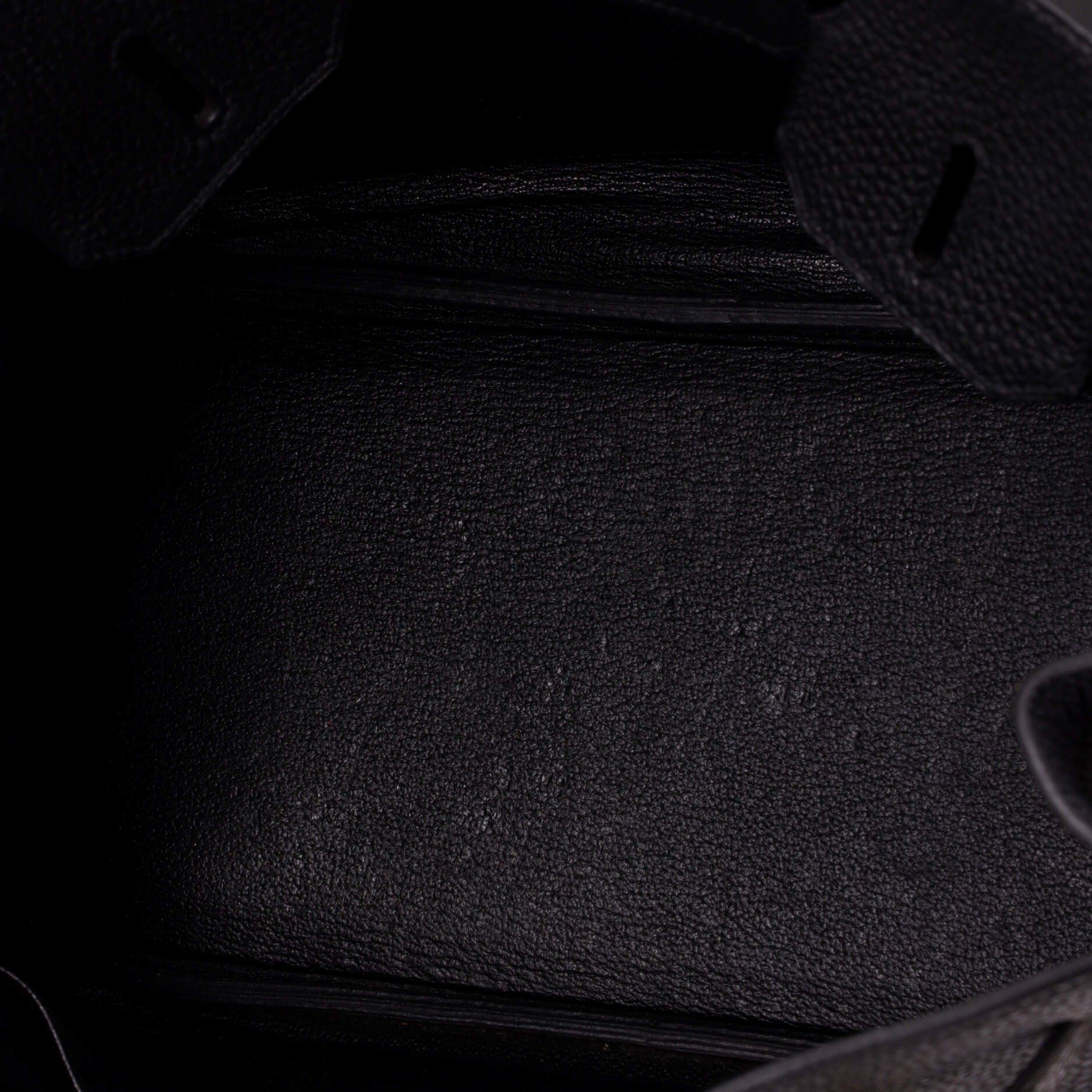 Pre-Owned Hermes Birkin Handbag Black Togo with Gold Hardware 30, Alternate, color, Noir