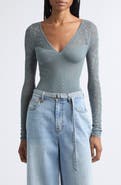Zimmermann Wool Blend Pointelle Lace Sweater