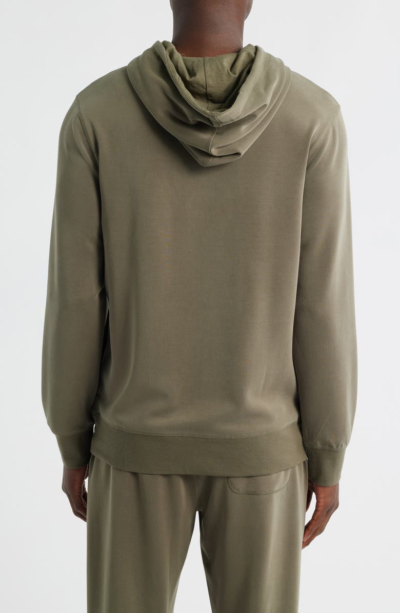 Daniel Buchler Supersoft Hoodie, Alternate, color, Olive