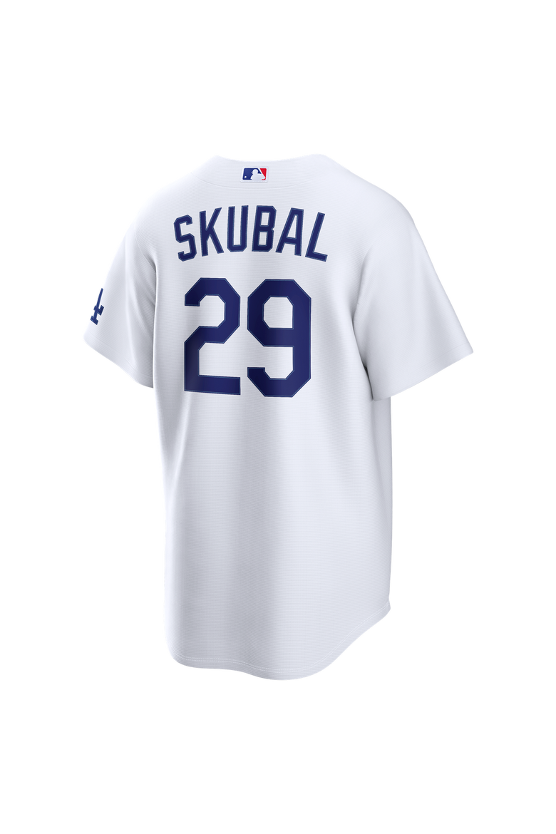 Men's Nike Tarik Skubal White Los Angeles Dodgers Home Stadium Jersey, Alternate, color, White