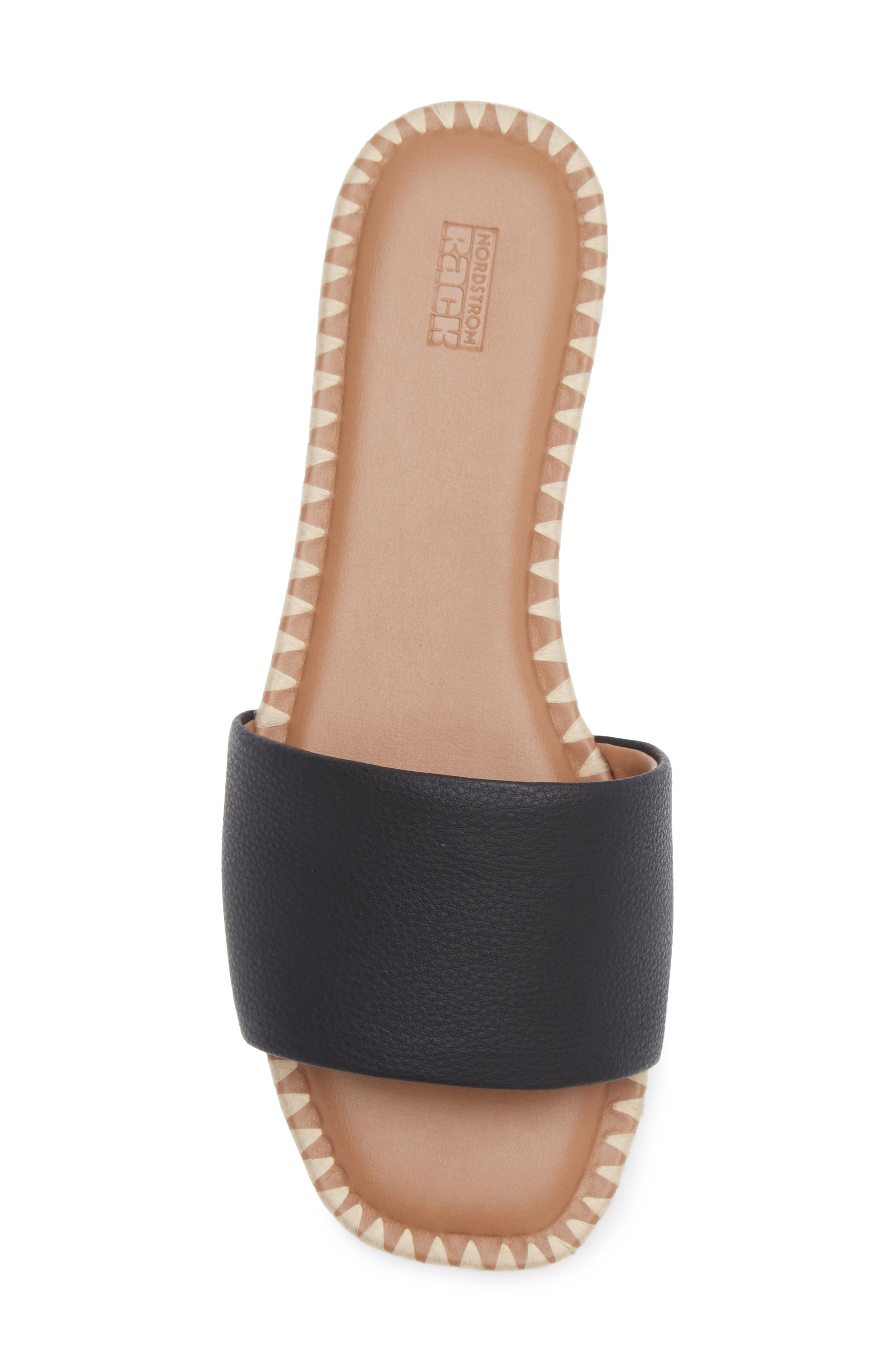 NORDSTROM RACK Cora Slide Sandal, Alternate, color, Black
