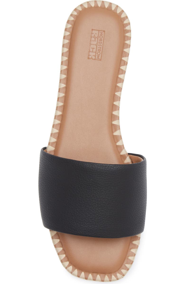 NORDSTROM RACK Cora Slide Sandal, Alternate, color, Black