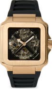 Off-White Proto Silicone Strap Automatic Watch, 38mm x 46.5mm