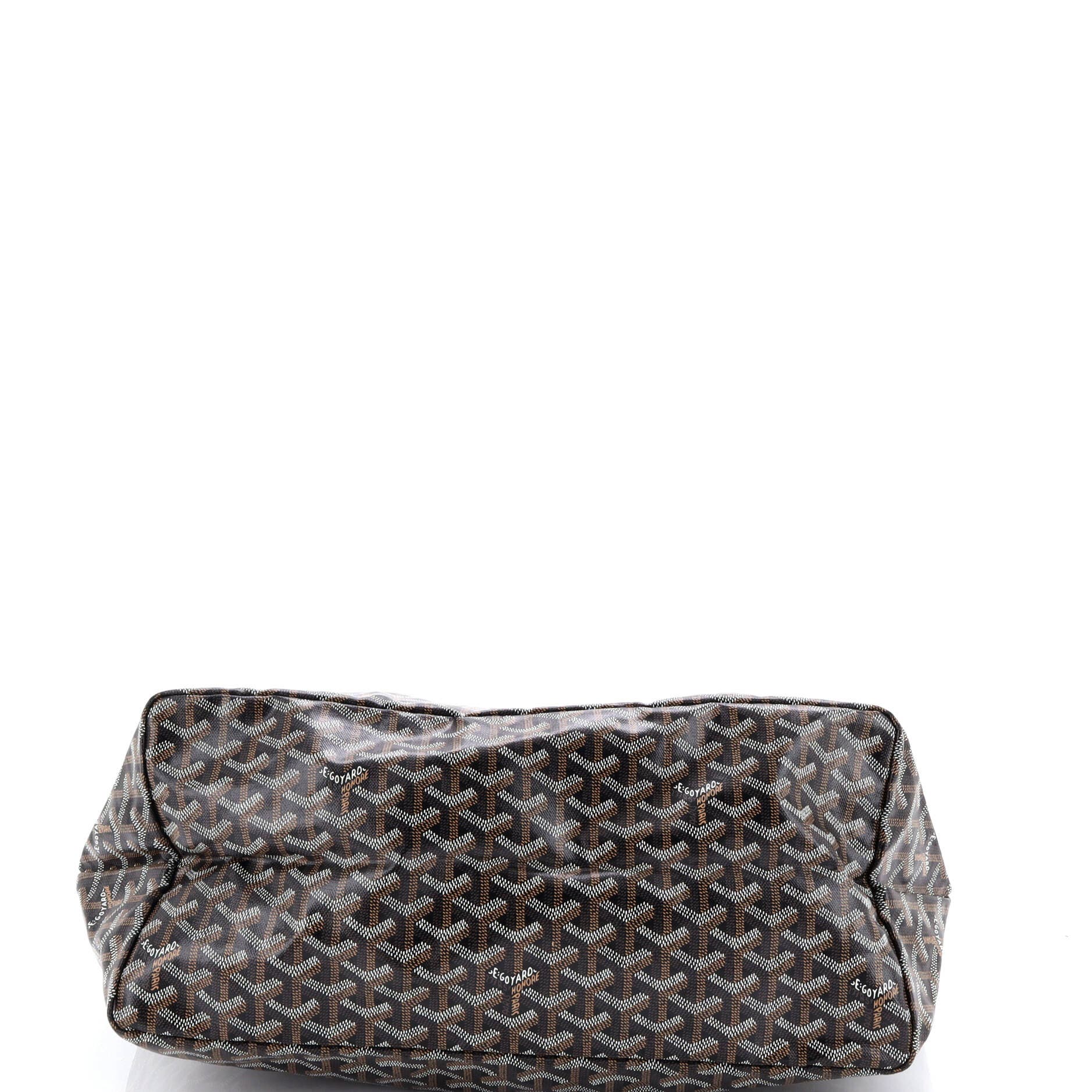 Pre-Owned Goyard Saint Louis Tote Coated Canvas GM, Alternate, color, Black