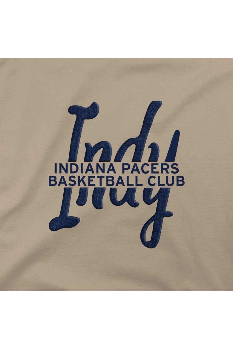 Unisex Stadium Essentials  Tan Indiana Pacers Urban T-Shirt, Alternate, color, Tan