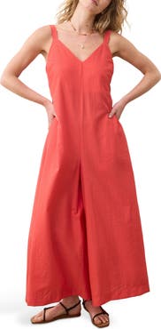 Marine Layer Cari V-Neck Wide Leg Jumpsuit