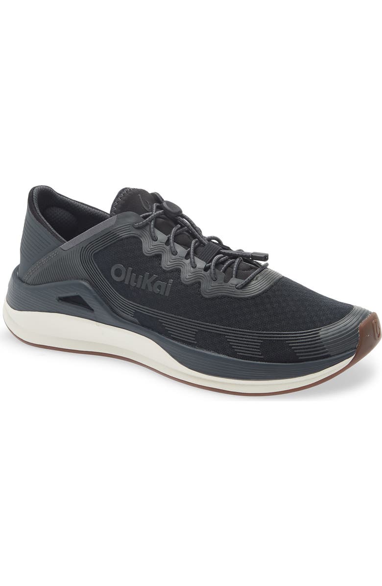 OluKai Ahi Sneaker, Main, color, Black/ Black
