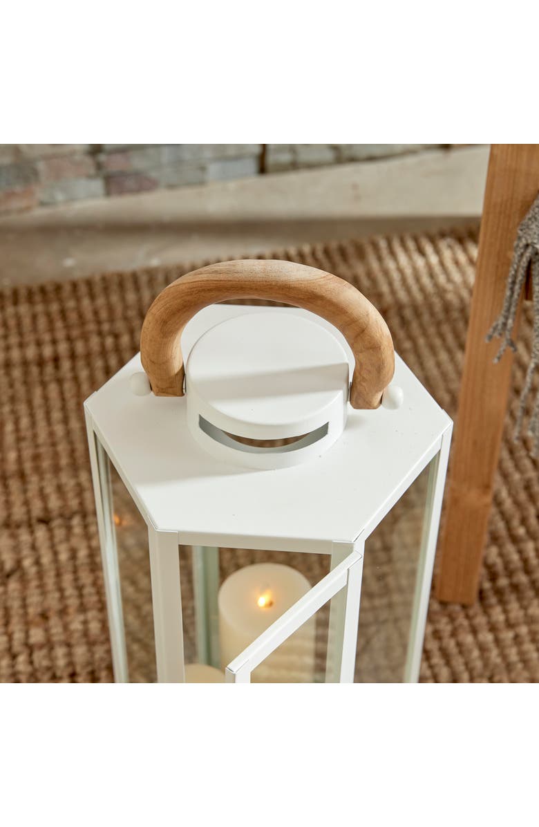 Napa Home & Garden Dockside Outdoor Lantern, Alternate, color, White