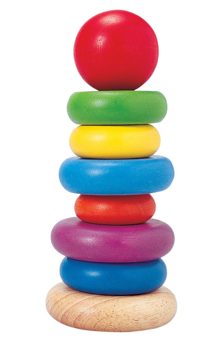 PlanToys<sup>®</sup> Stacking Ring Playset, Alternate, color, Assorted
