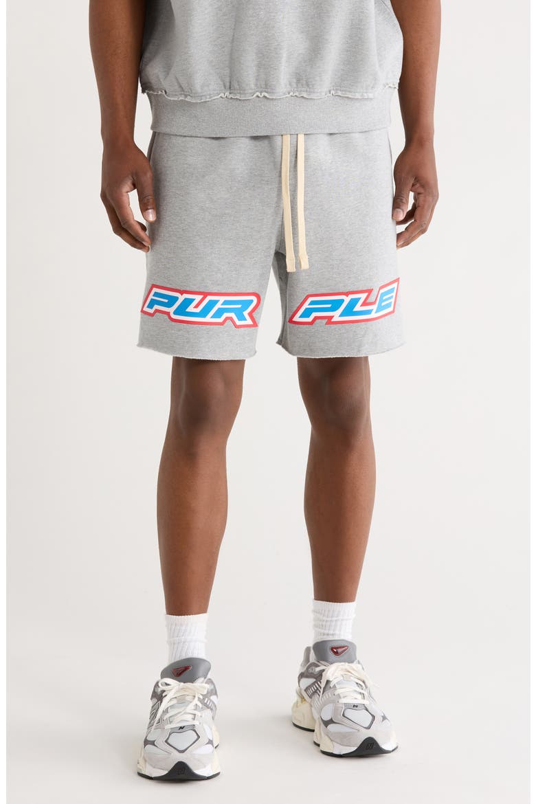 Cotton Fleece Shorts, Main, color, GREY