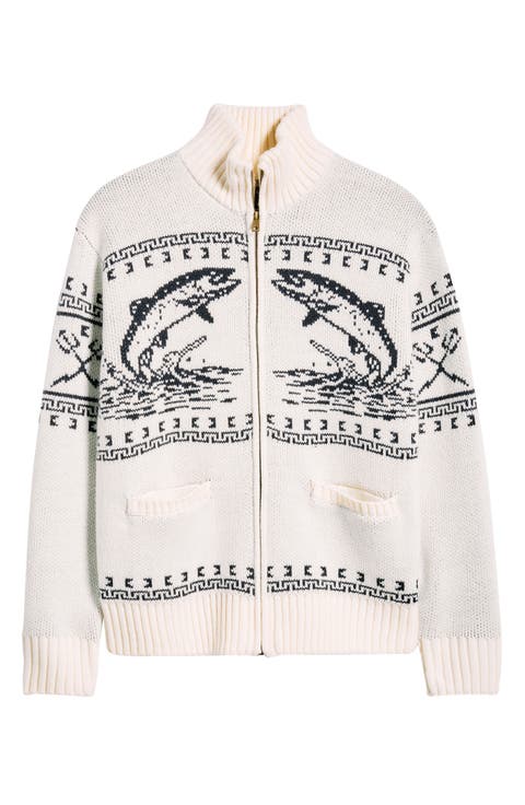 Old Timer Mock Neck Zip Sweater