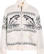 DARK SEAS Old Timer Mock Neck Zip Sweater