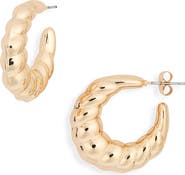 Ettika Classic Croissant Hoop Earrings