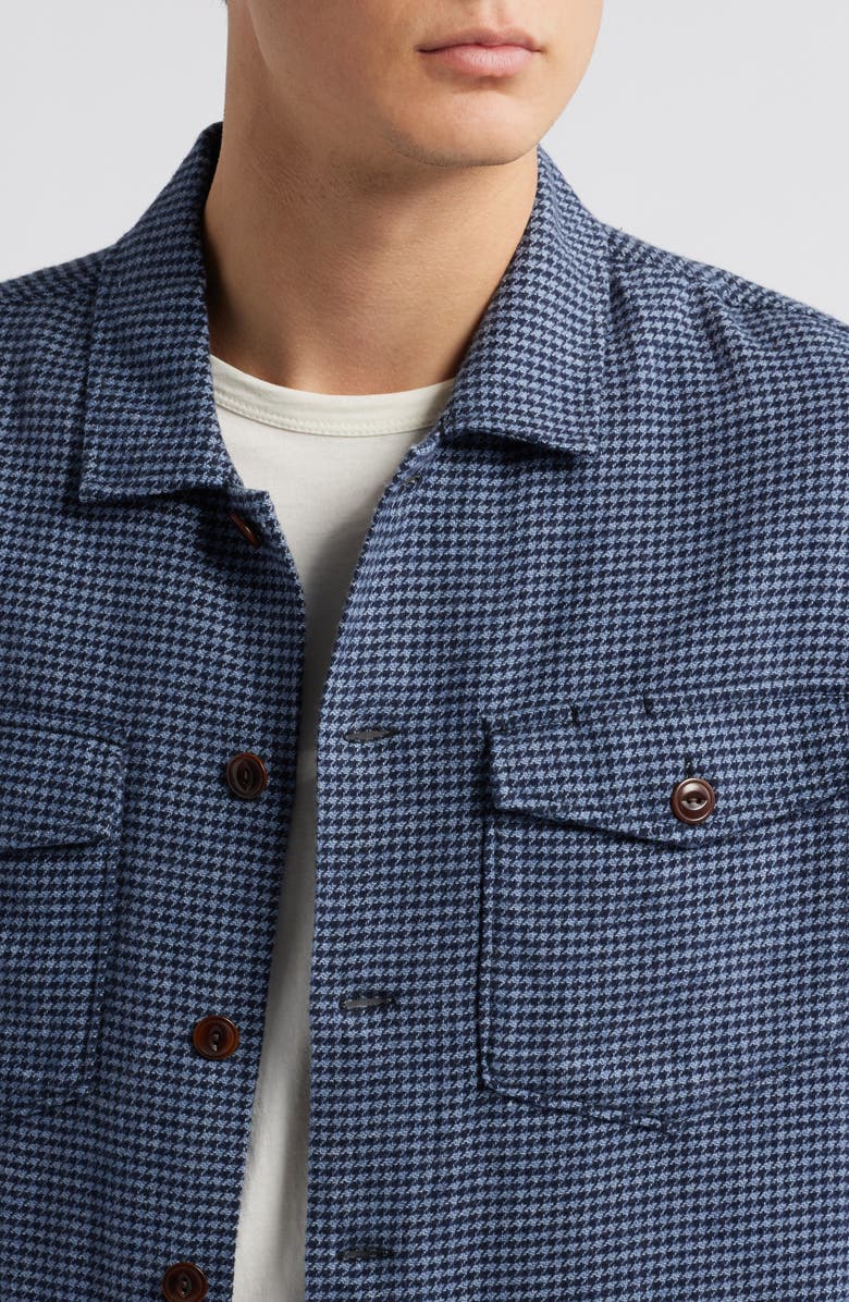 Rails Kerouac Houndstooth Check Cotton Flannel Button-Up Shirt, Alternate, color,