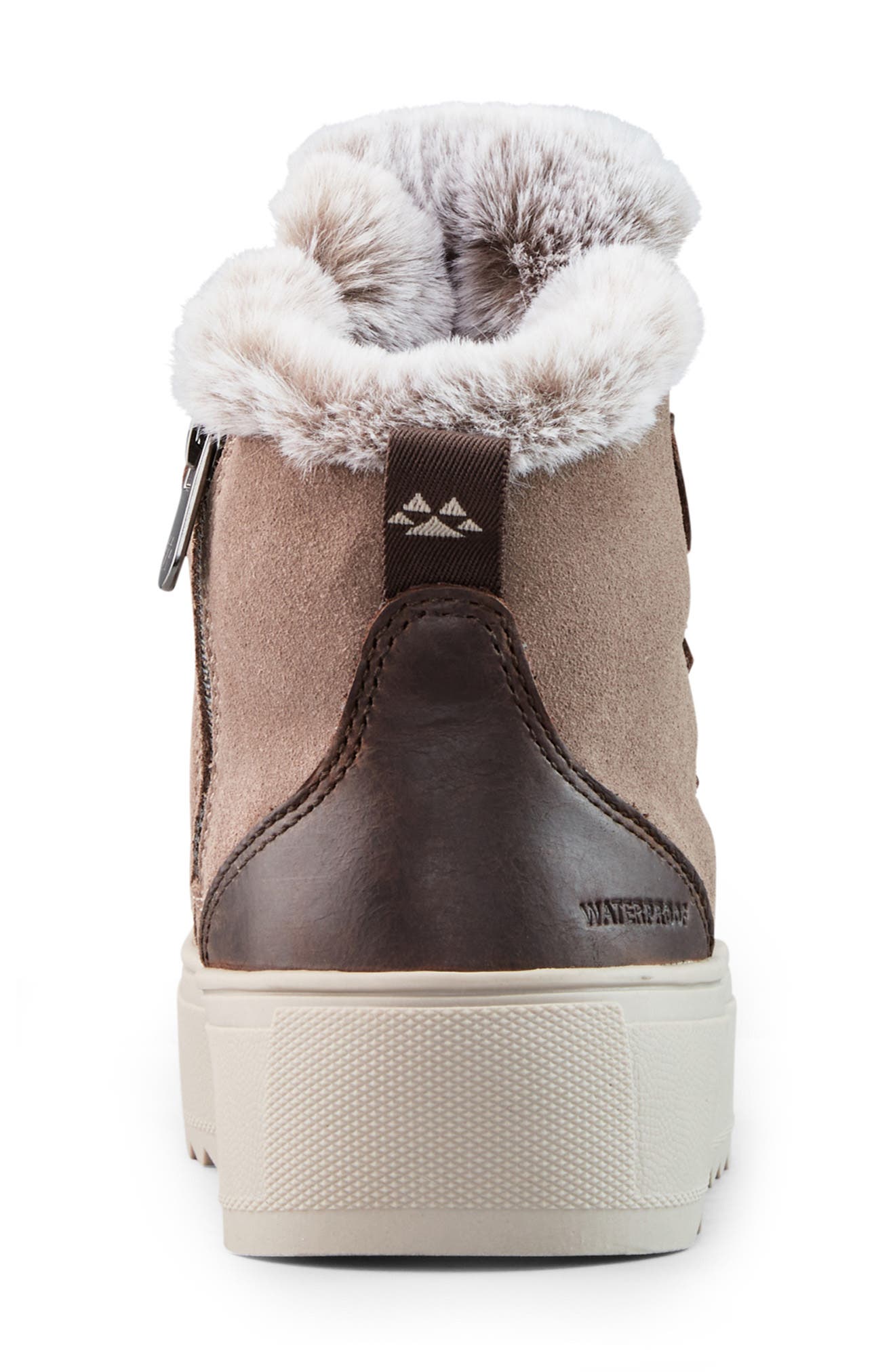 Avril Faux Fur Lined Winter Bootie, Alternate, color, ALMOND-CASK