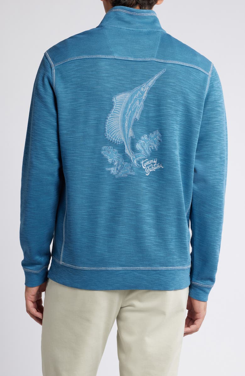 Tommy Bahama Tobago Bay Marlin Splash Half Zip Pullover, Alternate, color,