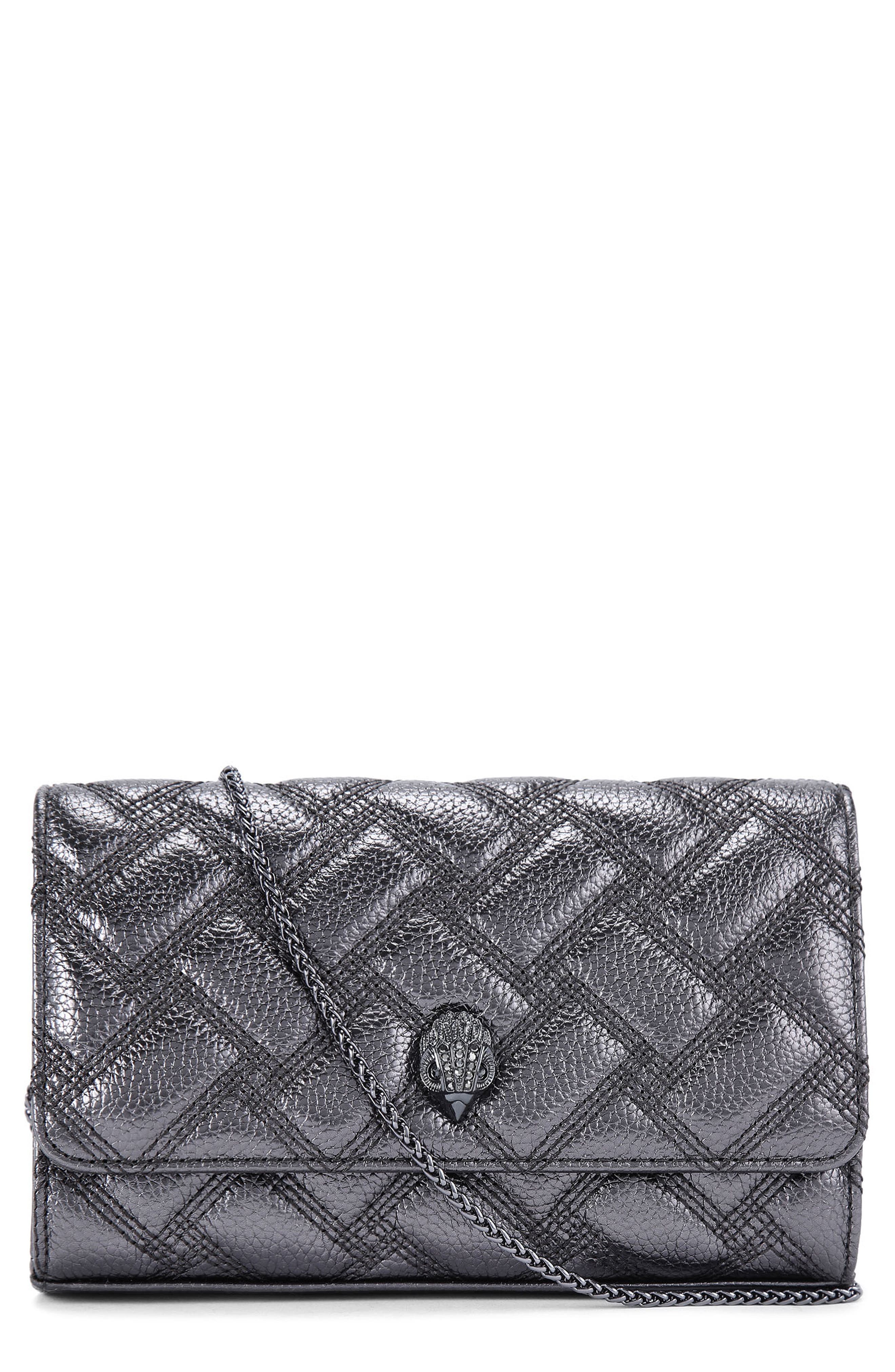 Kurt Geiger London Extra Mini Kensington Drench Quilted Leather Crossbody Bag, Main, color, 