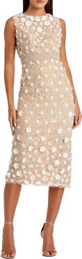 Mac Duggal Petite Pleated Charmeuse One-Shoulder Flare Sleeve Gown