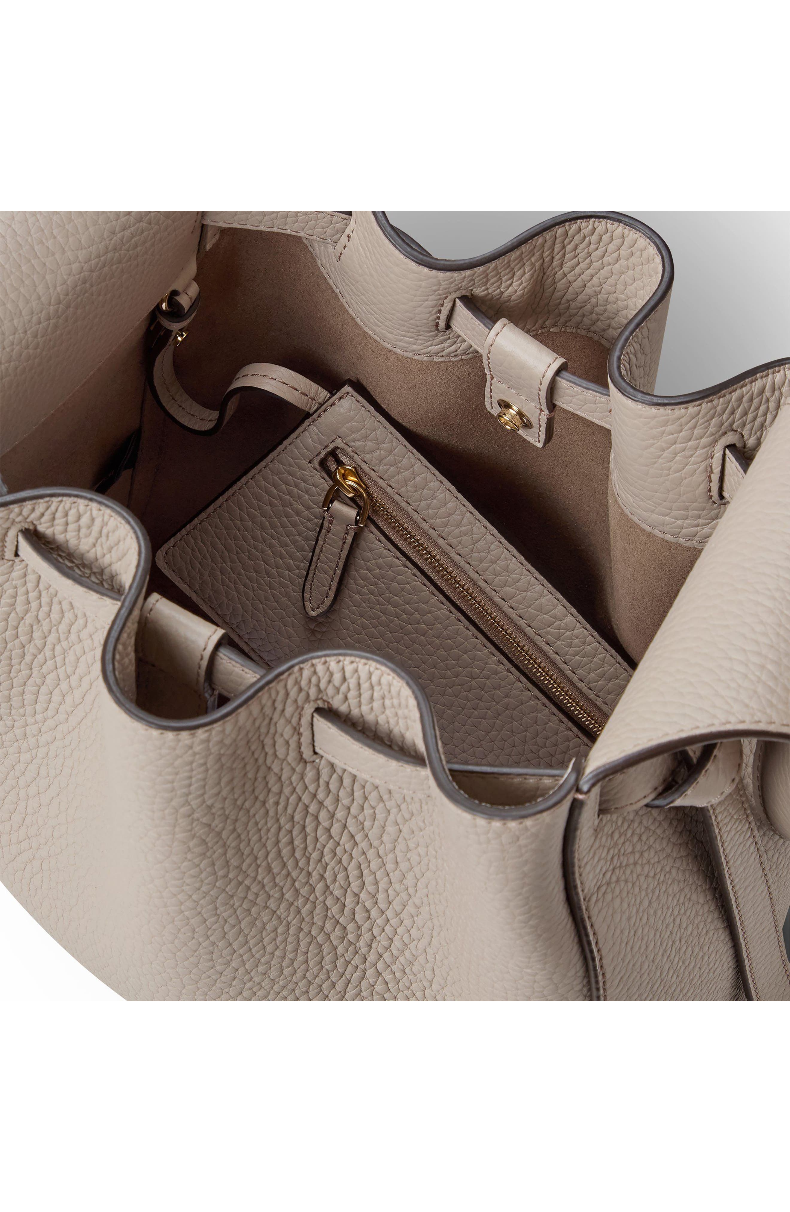 Mulberry Small Lyra Leather Bucket Bag, Alternate, color, 