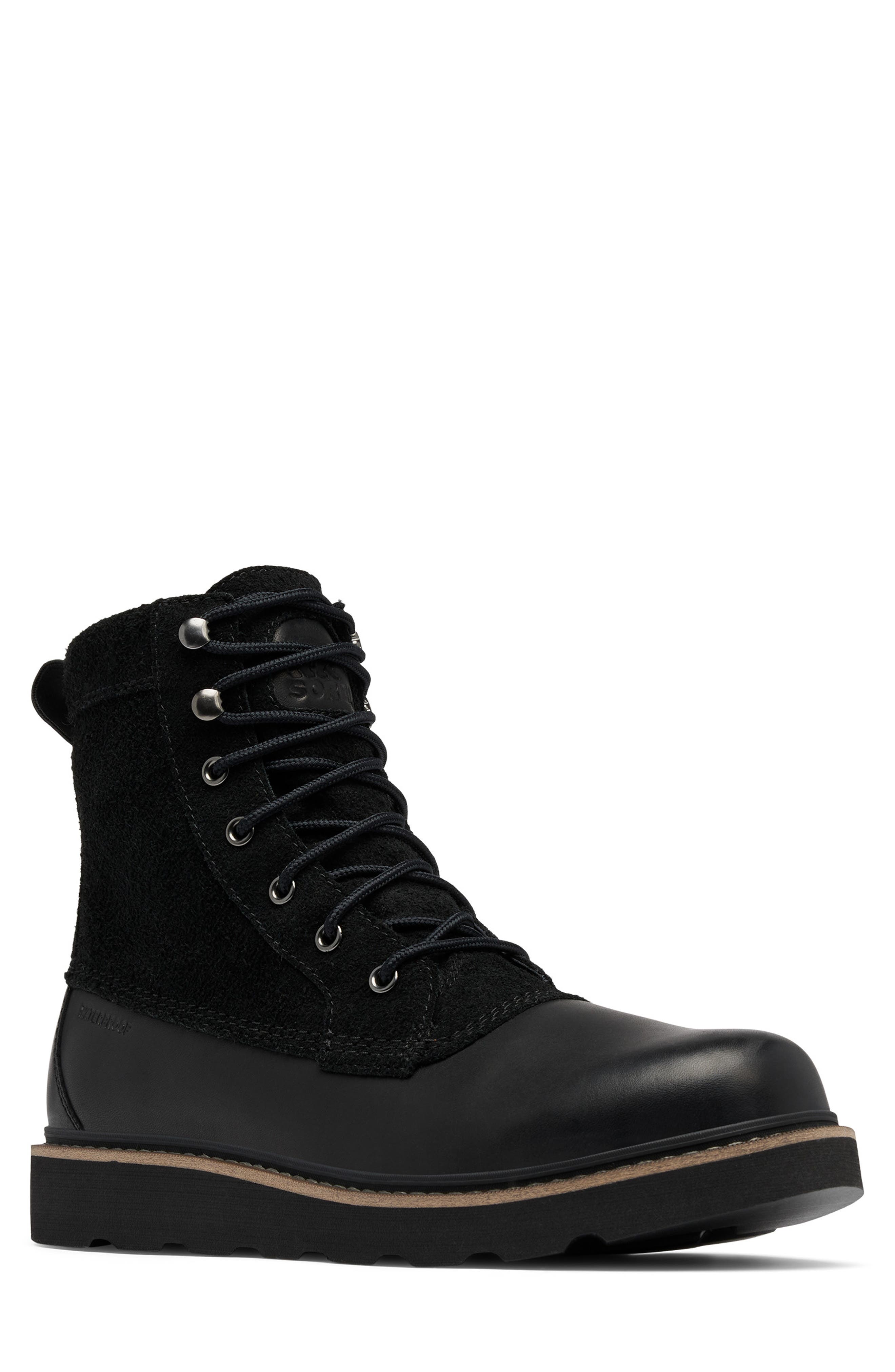 SOREL Slabtown '62<sup>™</sup> Waterproof Boot, Main, color, Black/ Black