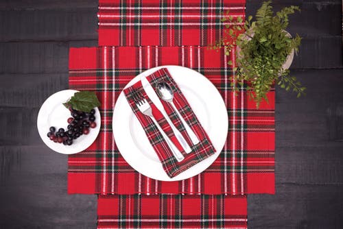 C & F Home C&f Home Arlington Plaid Napkin Set Of 6 In Red