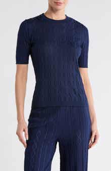 M Missoni Girocollo Short Sleeve Sweater