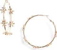 Nordstrom Cristina Martinez Flower Hoop Earrings