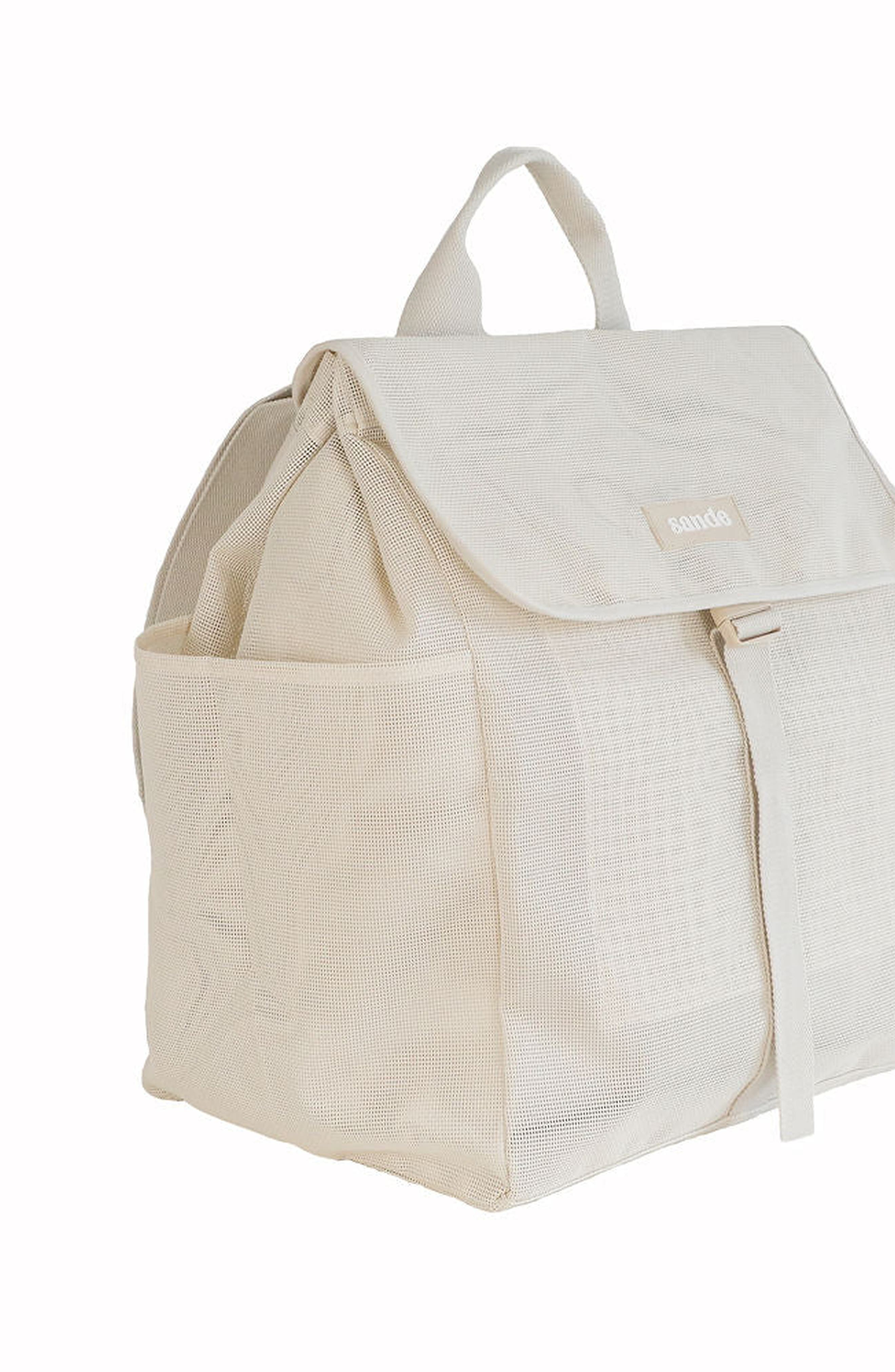 Sande Beach Hauler Mesh Backpack, Alternate, color, Sand