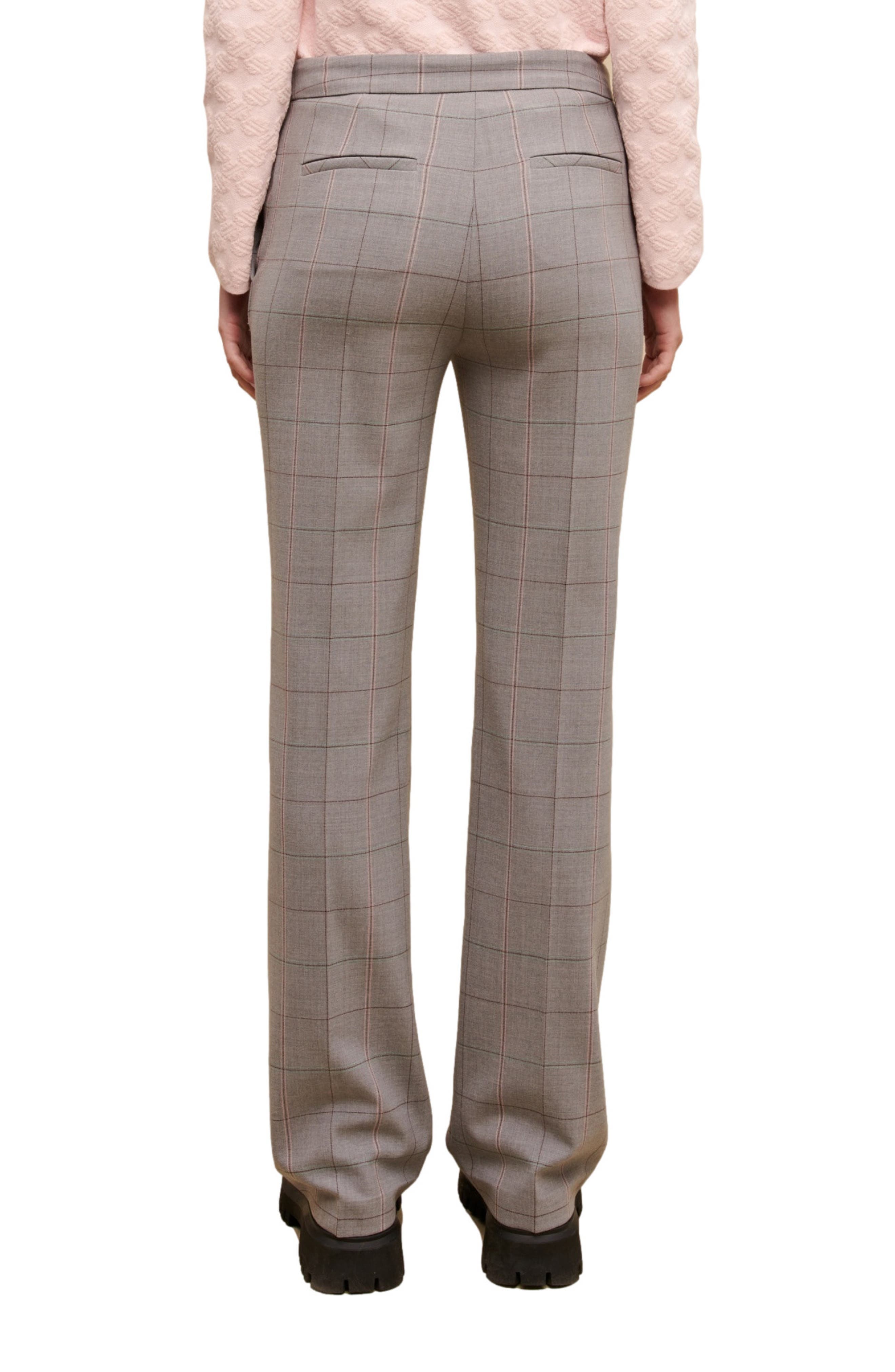 Parreau Wool Blend Straight Leg Trousers - image 2