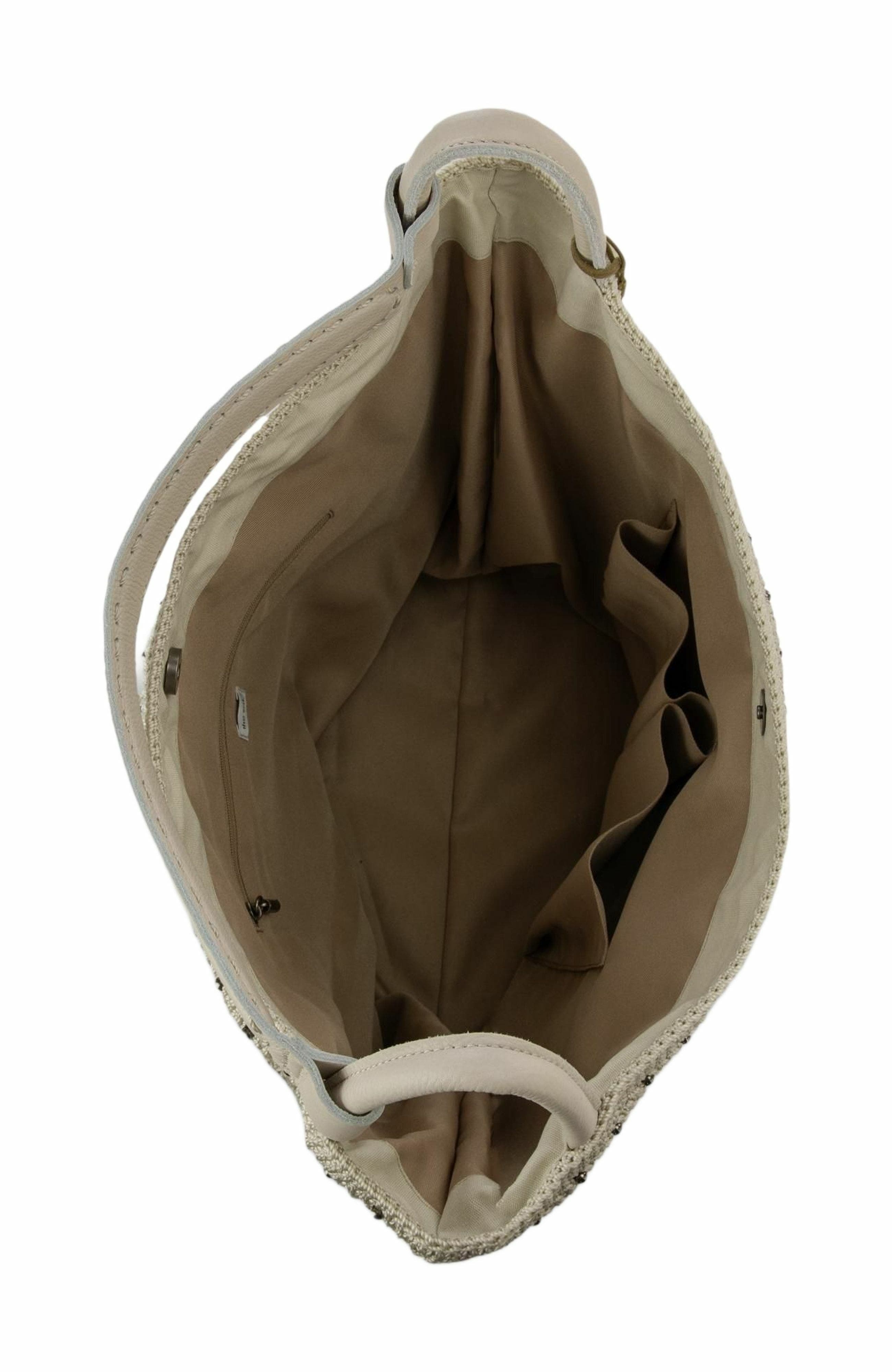 Los Feliz Large Tote Hand Crochet Bag, Alternate, color, Natural Medallion