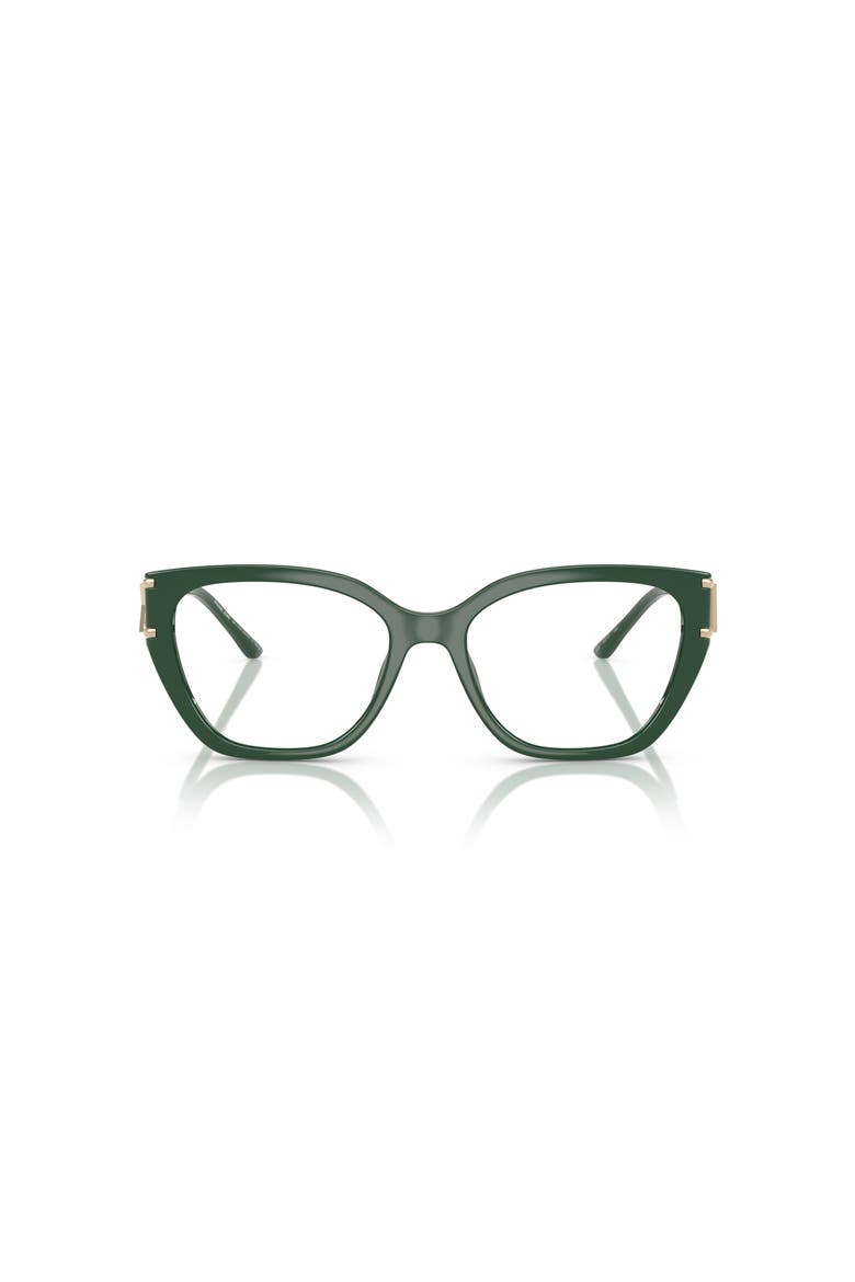 54mm Square optical glasses, Alternate, color, Green
