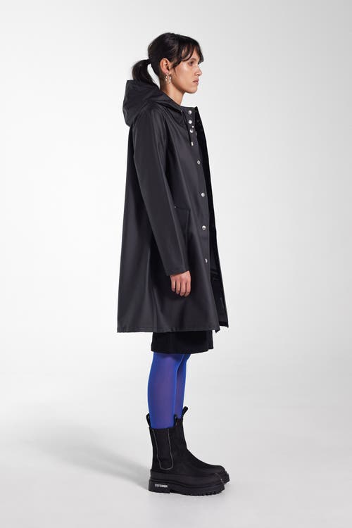 Stutterheim Mosebacke Lightweight Raincoat In Black