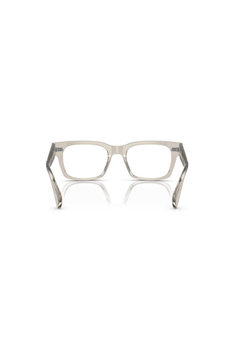 54mm Square optical glasses, Alternate, color, Grey