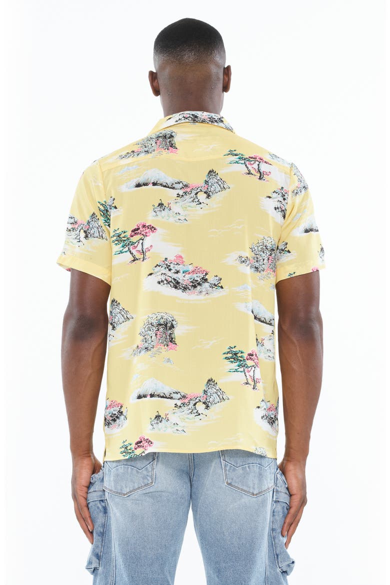 Print Cotton Camp Shirt, Alternate, color, SENSHI