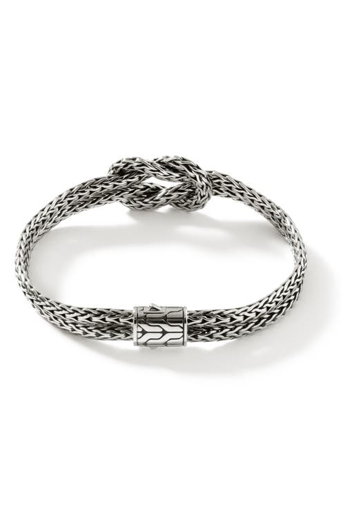 JOHN HARDY JOHN HARDY LOVE KNOT BRACELET, GOLD, STERLING SILVER, 3.5MM