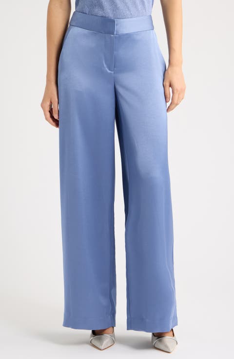 Satin Wide Leg Pants