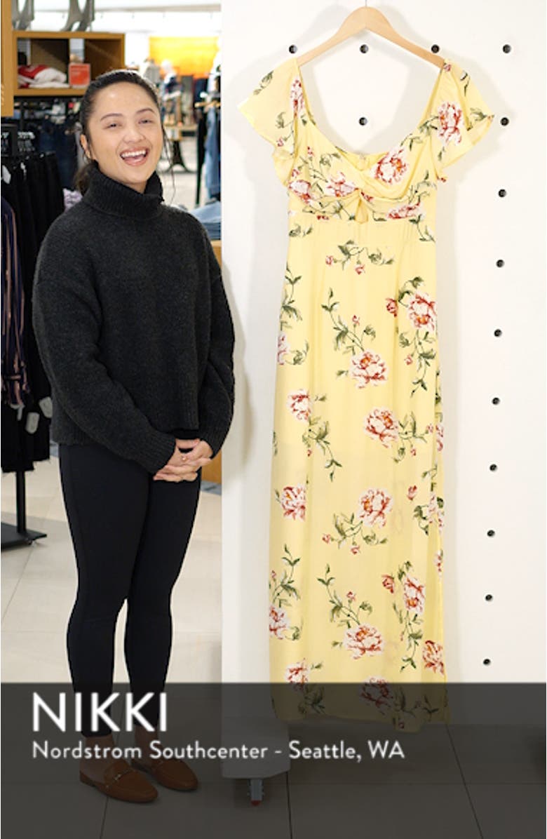 Twist Front Maxi Dress, sales video thumbnail