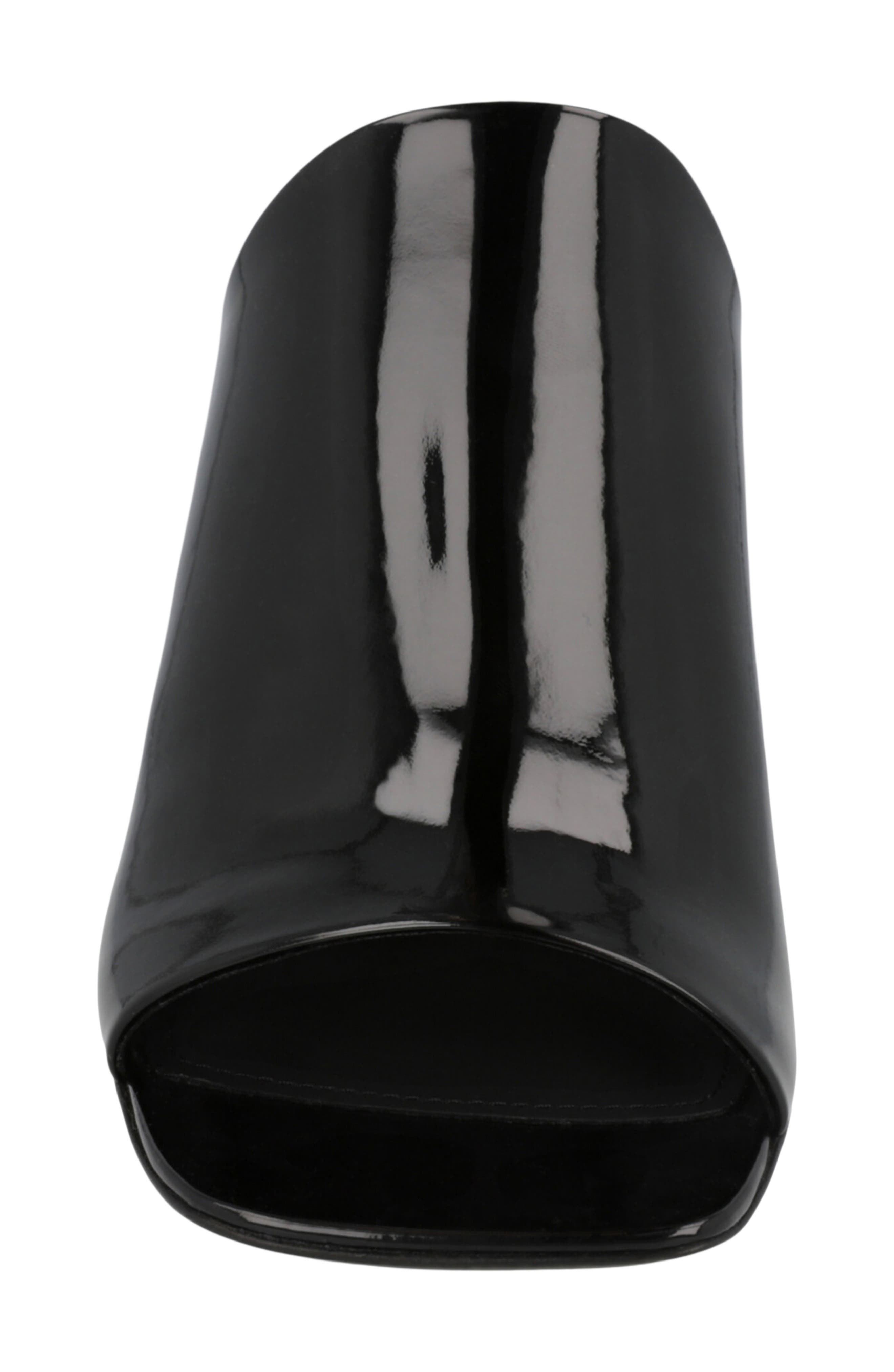 Era Patent Leather Mule, Alternate, color, BLACK