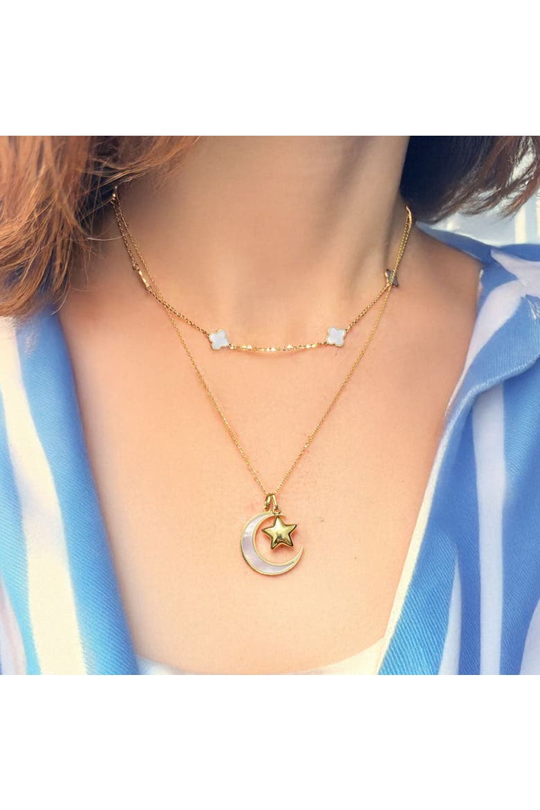 Gold Puffy Star Charm, Alternate, color, Yellow Gold