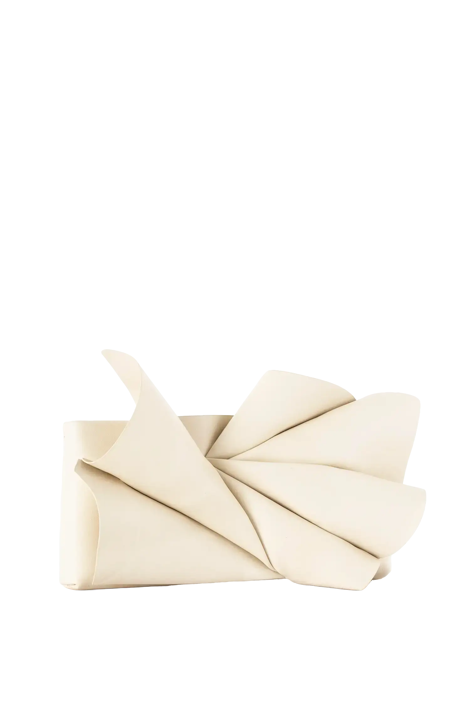 Esthera Midnight Bloom Leather Clutch, Alternate, color, Sand
