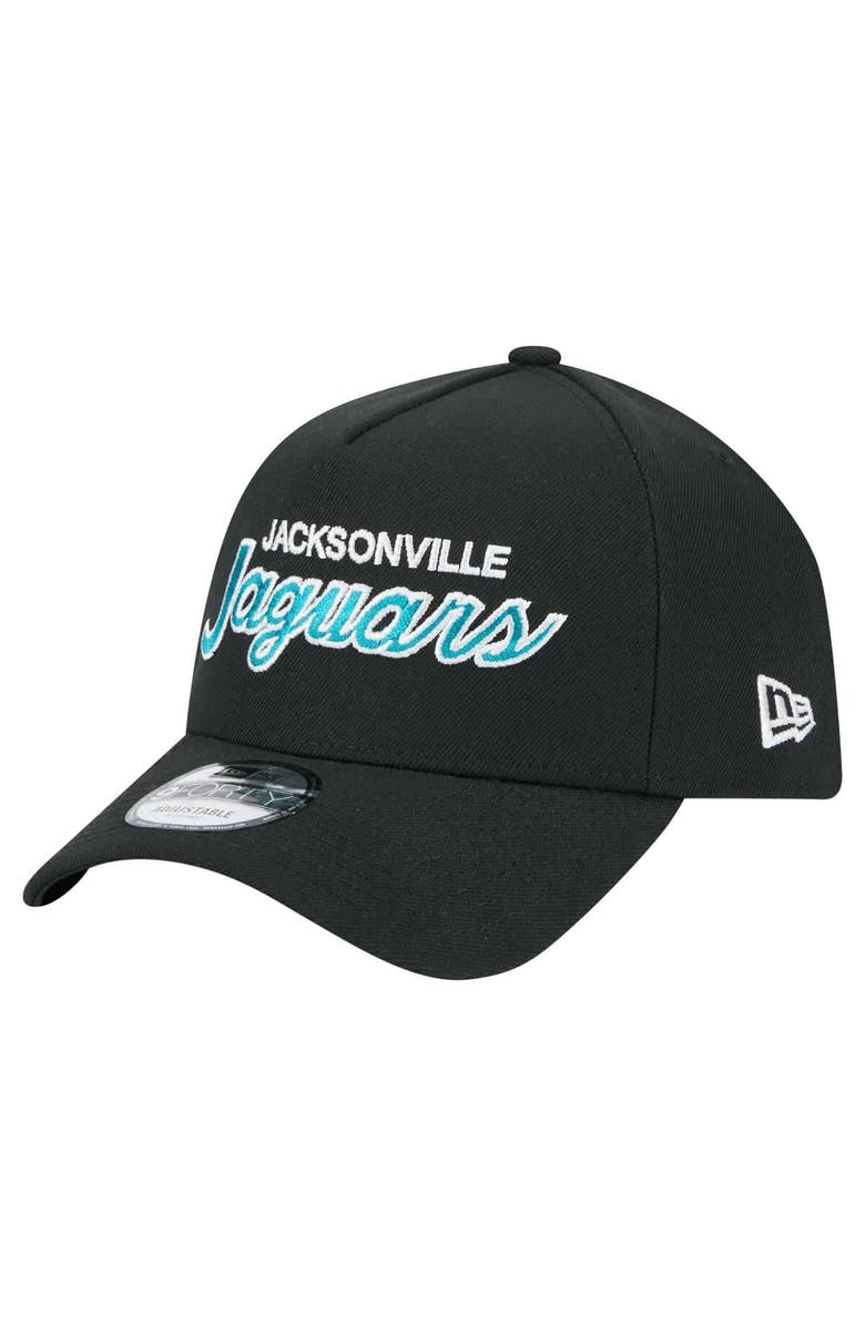 New Era Men's New Era Black Jacksonville Jaguars Smith 9FORTY Adjustable hat, Alternate, color, Black