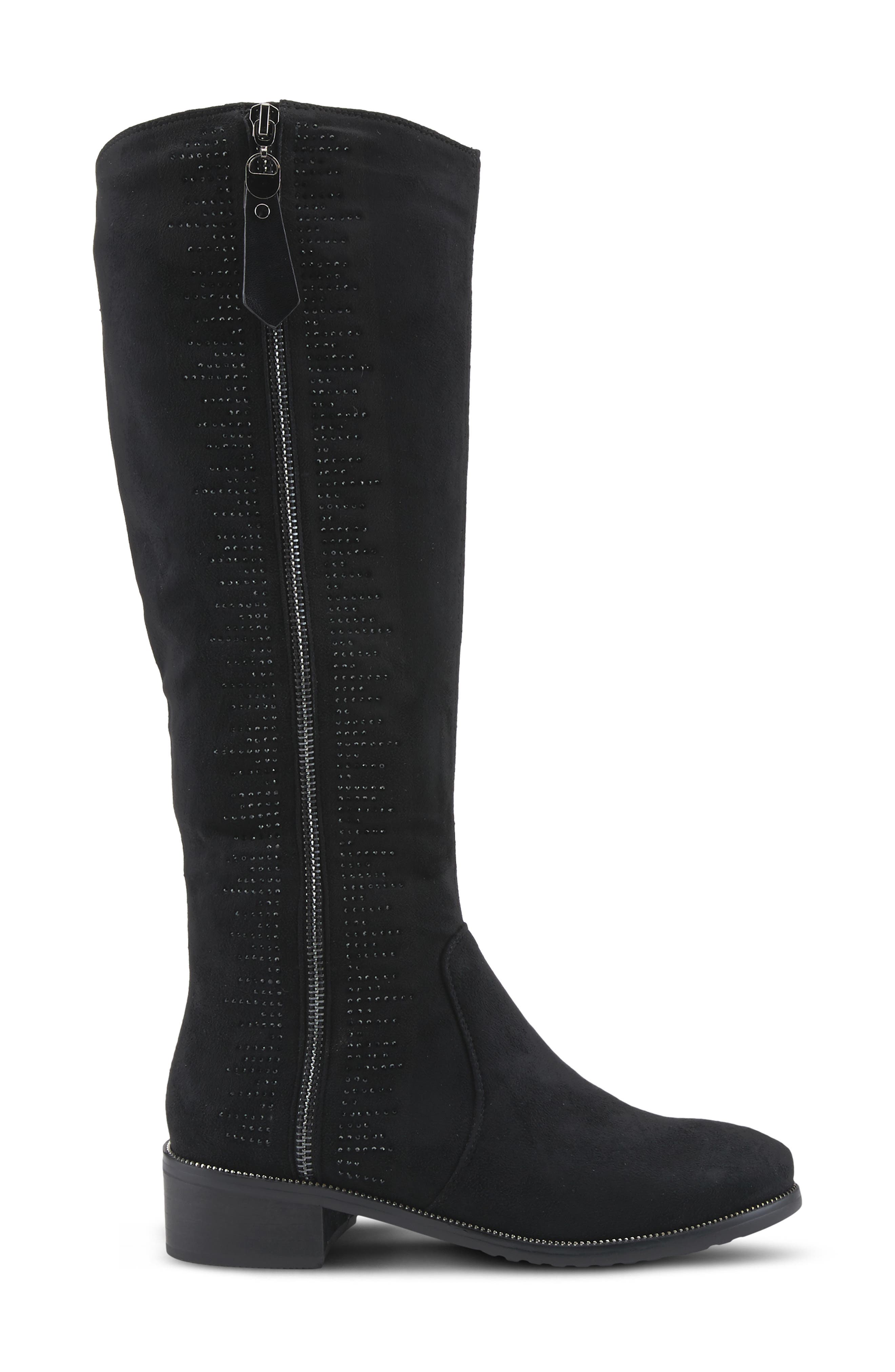 AZURA BY SPRING STEP Blackenbury Knee High Boot, Alternate, color, Black