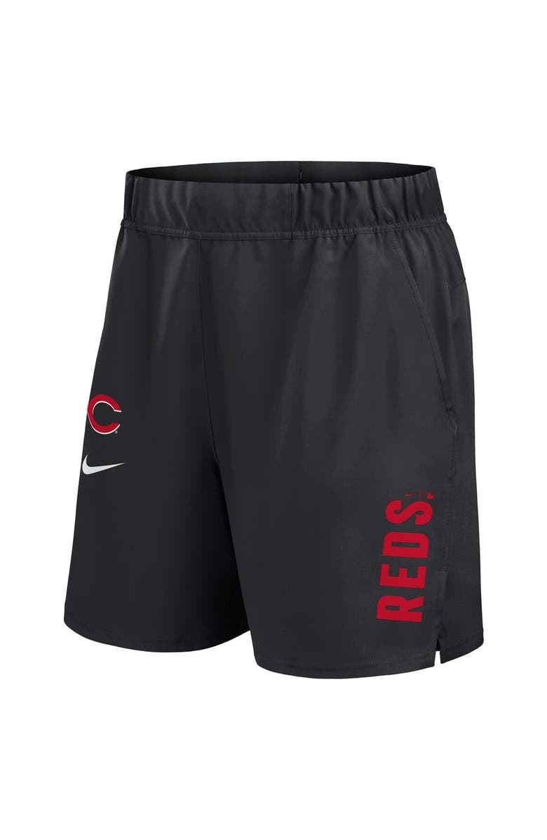 Nike Men's Nike Black Cincinnati Reds Woven Victory Performance Shorts, Alternate, color, Black