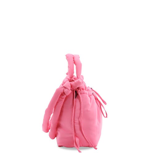 J World Puffy Convertible Tote With Adjustable Handles In Pink