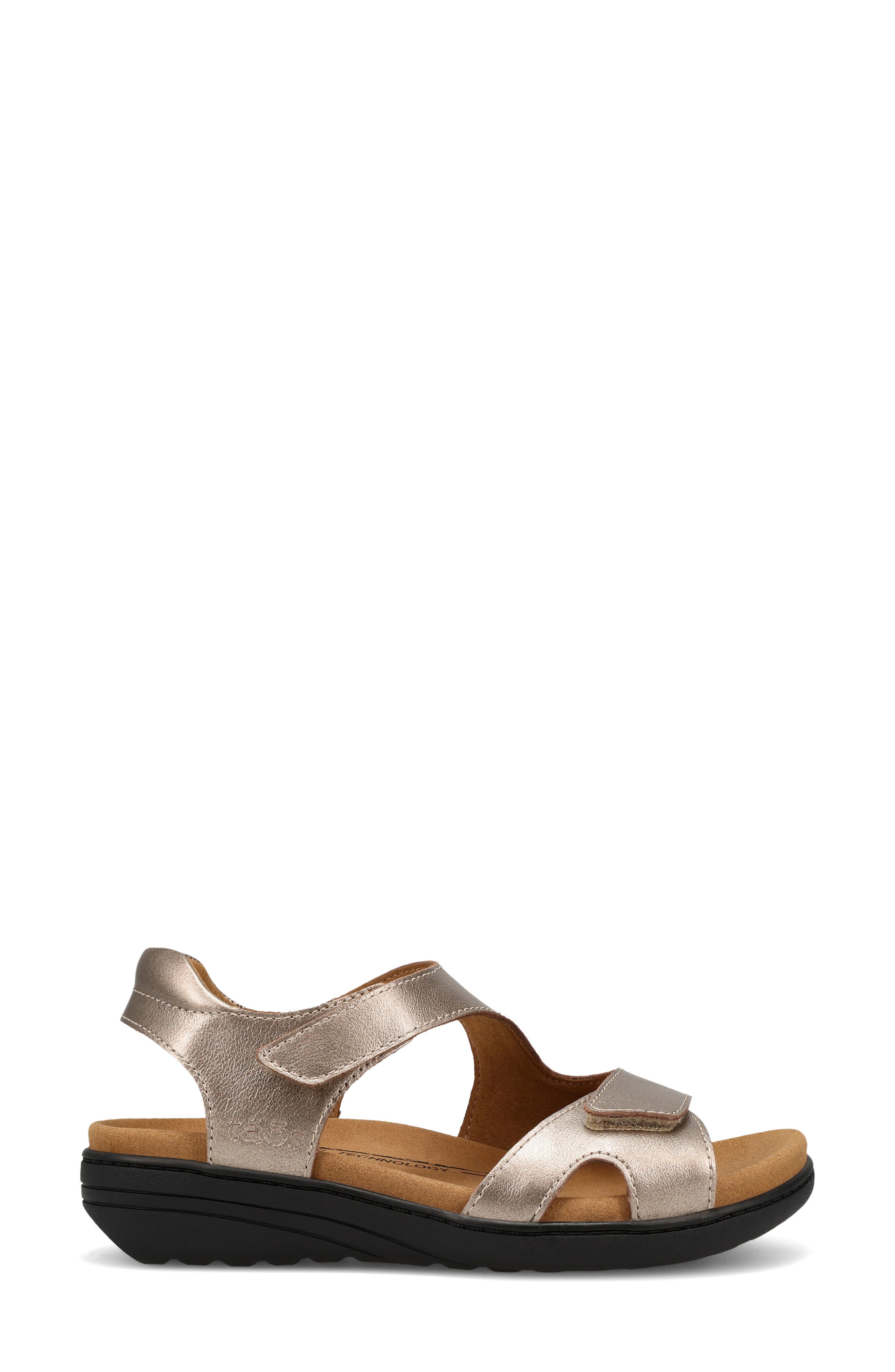 Serene Ankle Strap Sandal, Alternate, color, CHAMPAGNE