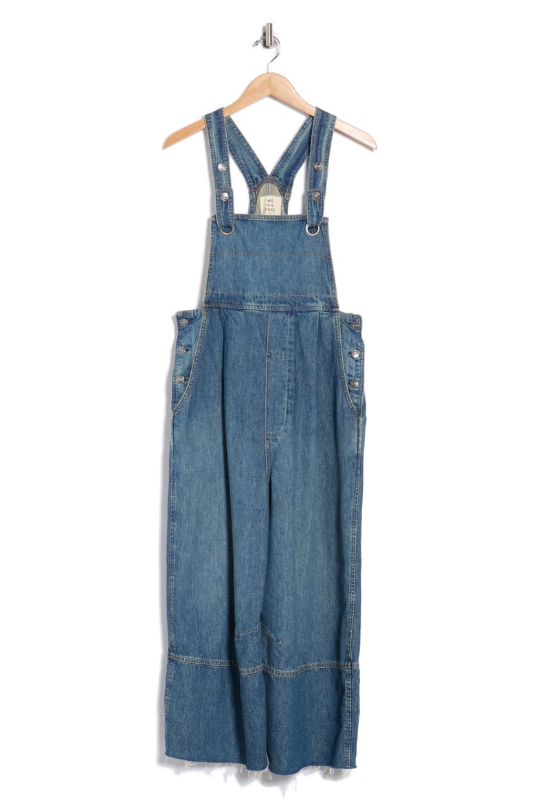 Rambler Denim Overalls, Alternate, color, NAVY